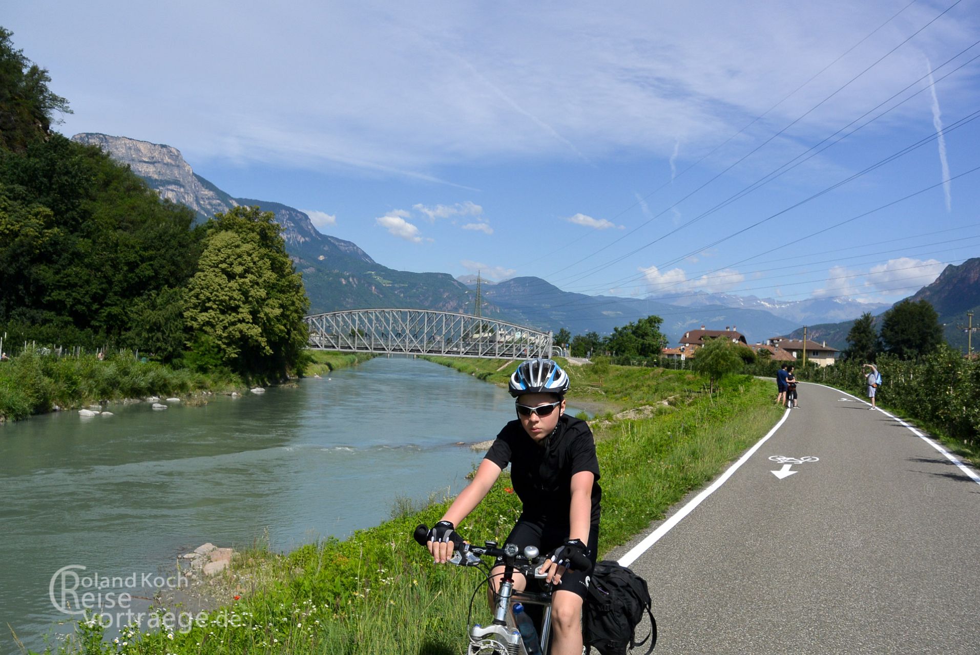 mit Kindern per Rad über die Alpen, Via Claudia Augusta, Etschradweg